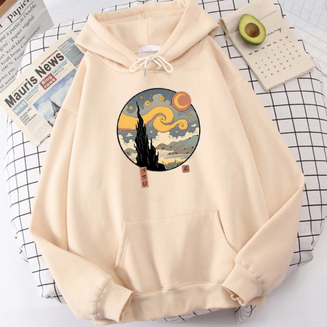 Beige Hoodie