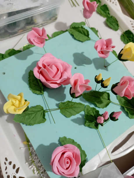 Fleurs en gumpaste 