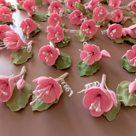 Fleurs en gumpaste 