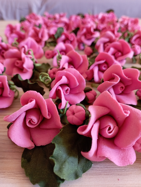 Fleurs en gumpaste 