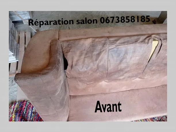 Réparation salon تصليح جميع انواع الارائك تغليف الكراسي 