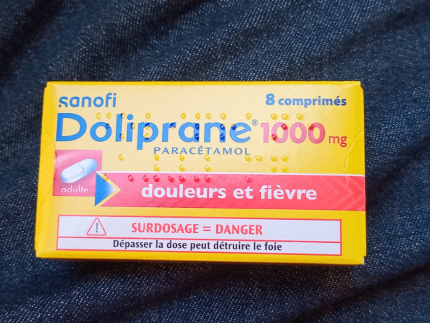 Doliprane 1000mg francais original paracetamol 