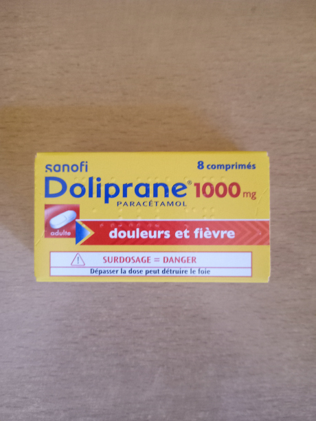 Doliprane 1000mg francais original paracetamol 