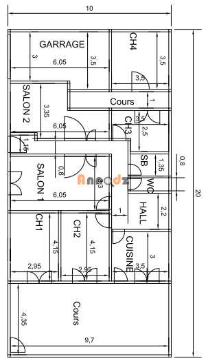 Vente Maison 6 pièces 200 m² Batna