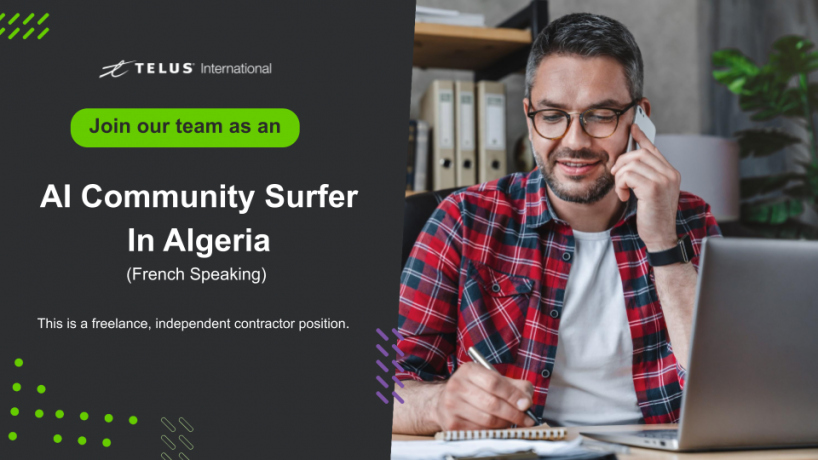 Travailler à domicile en tant que AI Community Surfer