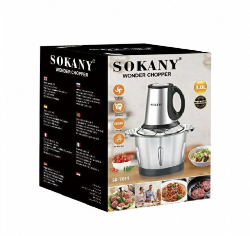 Meat grinder Stain steel size 3L 500W Sokany SK-7011