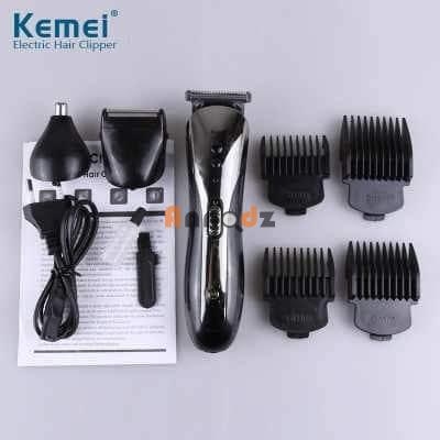  Kemei Tondeuse à Cheveux Nez Barbe 3En1- Km 1407 Noir