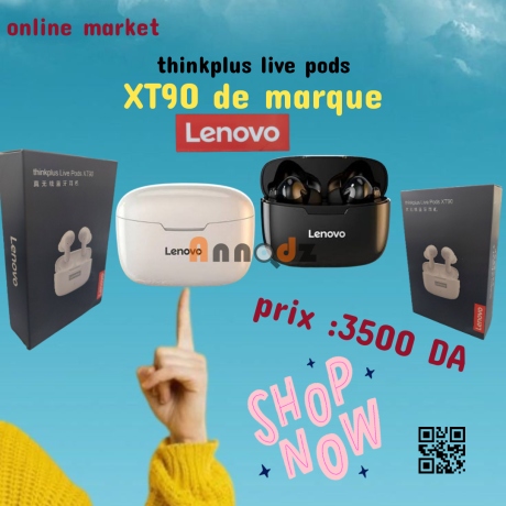 Kit sans fil bloutouth lenovo XT90 thinkplus 