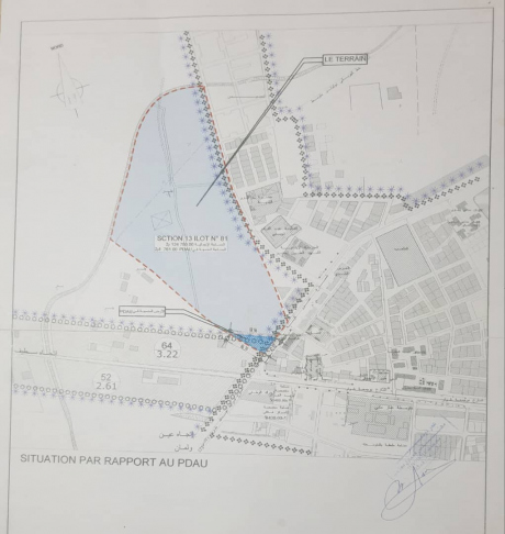 Vente Terrain 9465 m² Sétif Bir Haddada