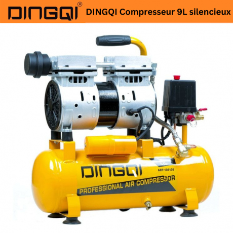 DINGQI Compresseur 9L silencieux