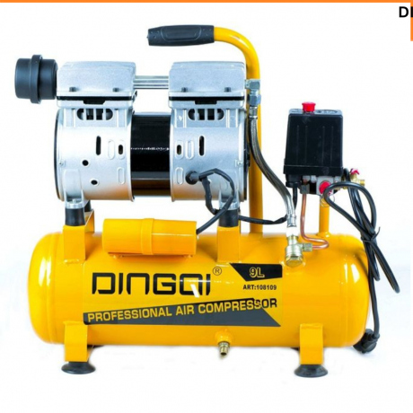 DINGQI Compresseur 9L silencieux